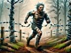 ral_barbwire_a_dirty_man_runs_out_forest_with_wire_fence___lora_ral_barbwire_1___4110912882.jpg